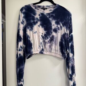 Soft & Comfy Tie Dye Long Sleeve Crop